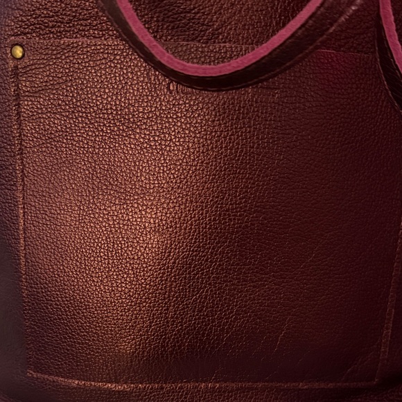 Portland Leather Goods - Full Size Cross Body zipper - ultraviolet - Picture 3 of 10